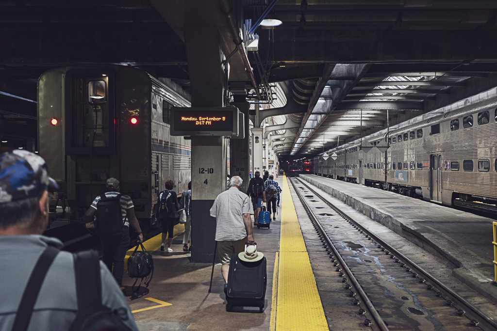 The Amtrak Southwest Chief at Chicago Union Station