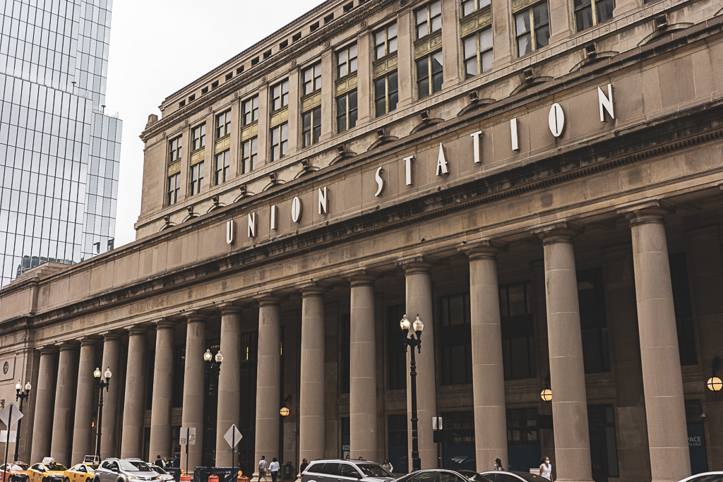 Chicago Union Station from the outside