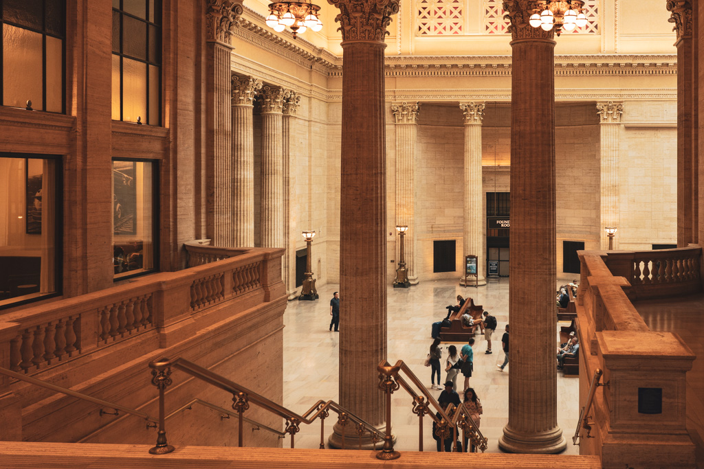 Chicago Union Station from the inside