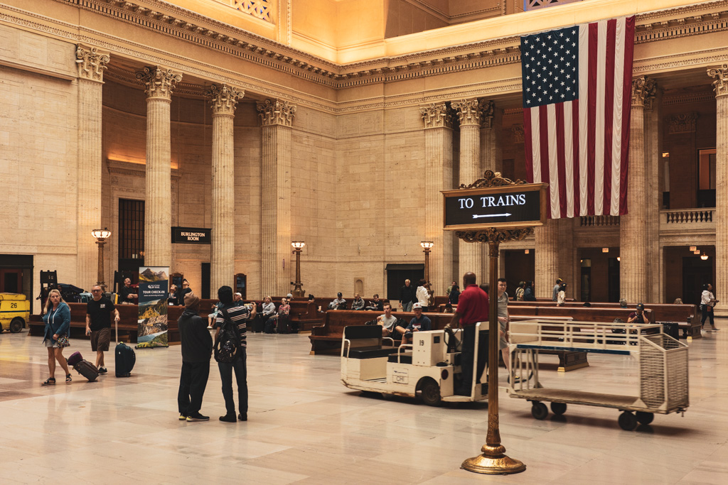 Chicago Union Station from the inside