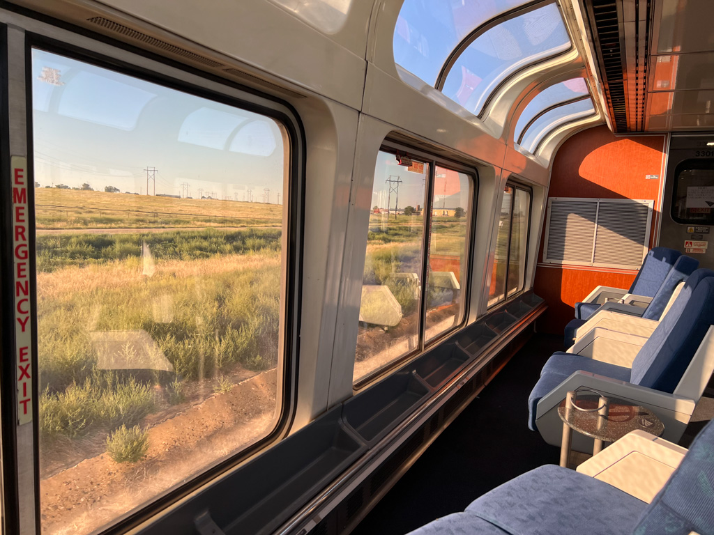 Observation Car of an Amtrak Superliner