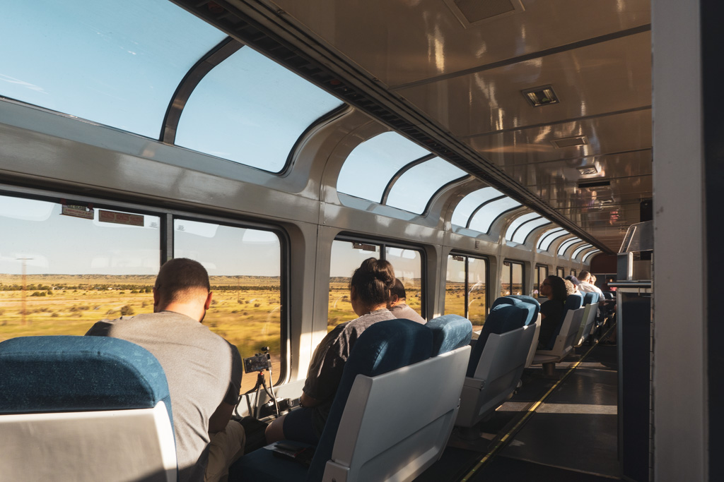 Observation Car of an Amtrak Superliner