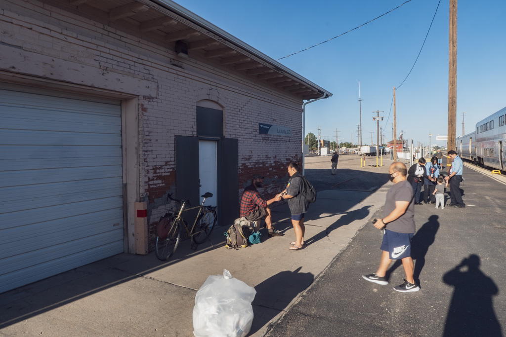 Amtrak station in La Junta, CO