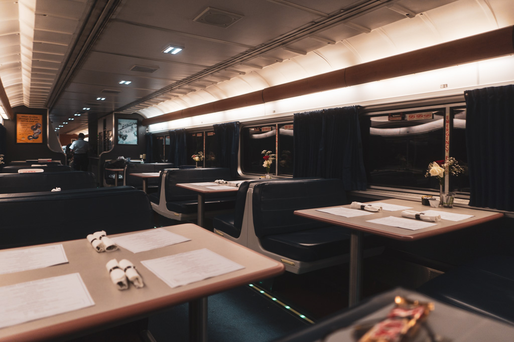 View from the Amtrak Southwest Chief observation car